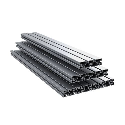 Профиль из алюминия - Rectangular profiles type RE 40 - isel Germany - плоский / прямоугольный / для рам