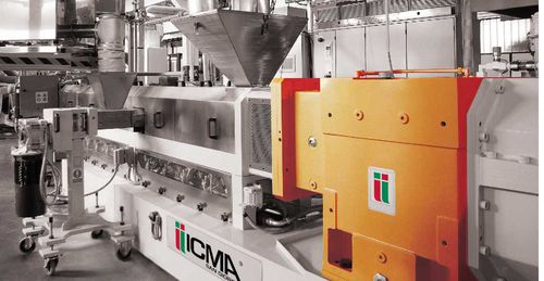 Экструдер для компаундирования - ICMA San Giorgio - двухвинтовый с совместным вращением / для мастербатчей