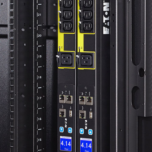 Управляемый распределительный щит питания - EMA series   - Powerware - для монтажа в стойку / IEC / трехфазовый