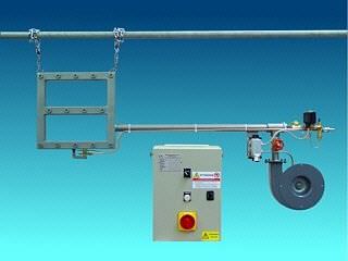 Горелка со струей воздуха - SCALDASTAMPI series - Bruciatori Industriali Santin S.n.c. - на природном газе / с прямым горением