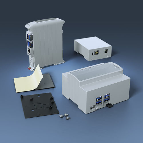 Корпус для DIN-рейки - Embedded Box series - Italtronic - модульный / из ABS / промышленный