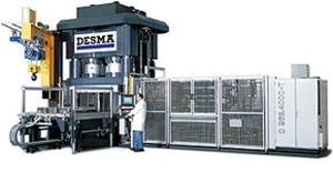 Горизонтальный термопластавтомат - 968 series - DESMA Elastomertechnik - гидравлический