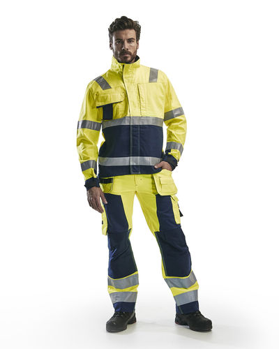 Рабочая куртка - 406418113389 - BLAKLADER WORKWEAR - непромокаемая / высокая видимость / из хлопка