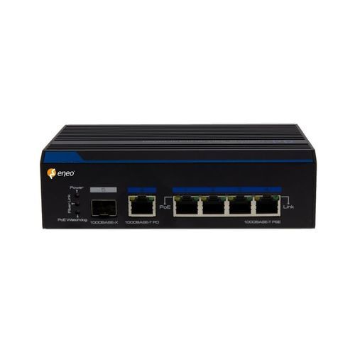 Неуправляемый коммутатор Ethernet - IAM-5SE1004MUP - eneo - 4 порта / гигабит / монтируемый на DIN-рейке