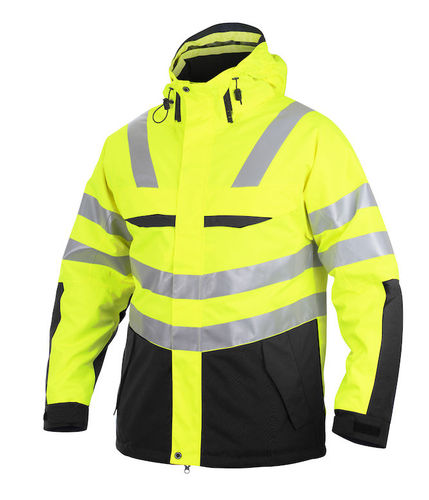 Рабочая куртка - 6418 series - PROJOB swedish workwear - с защитой от холода / непромокаемая / высокая видимость