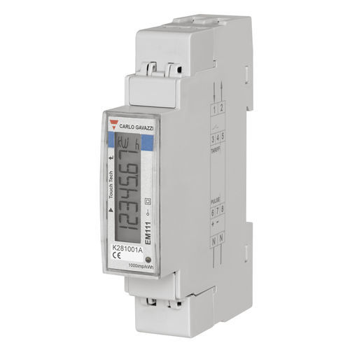 Монофазовый Электрический счетчик электроэнергии - EM111DINAV51XS1X - CARLO GAVAZZI - на DIN-рейке / Modbus