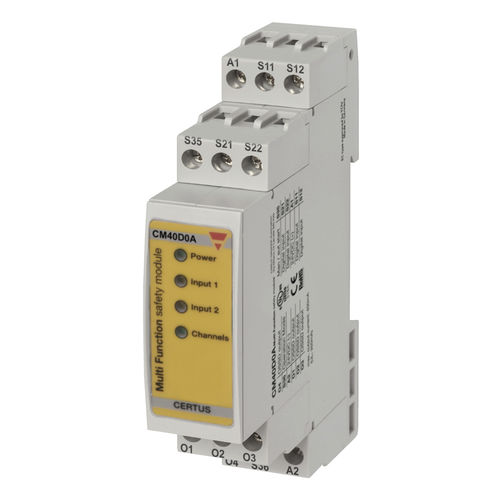 Безопасный монитор SIL - CM40D0A - CARLO GAVAZZI - на DIN-рейке
