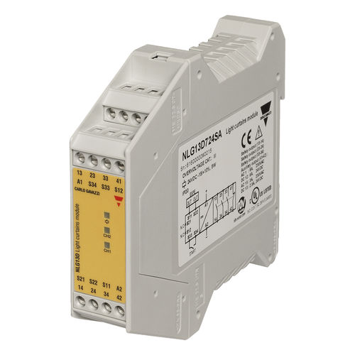 Легкий барьер для обеспечения безопасности - NLG13D724SA - CARLO GAVAZZI - многолучевой / тип заграждения / компактный