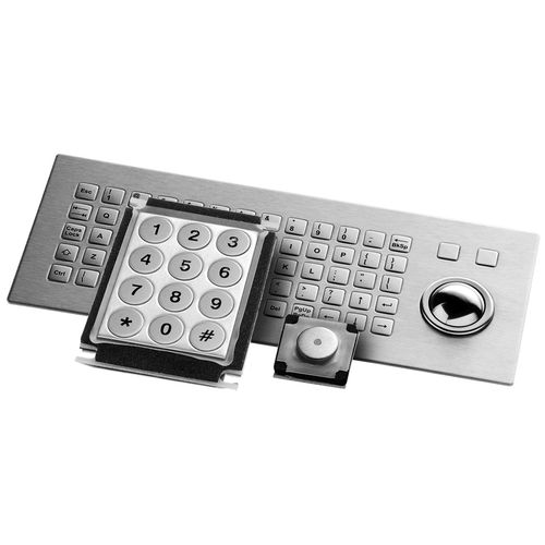 Встраиваемая клавиатура - YME-IP series - KNITTER SWITCH - с механическими клавишами / из нержавеющей стали / IP65