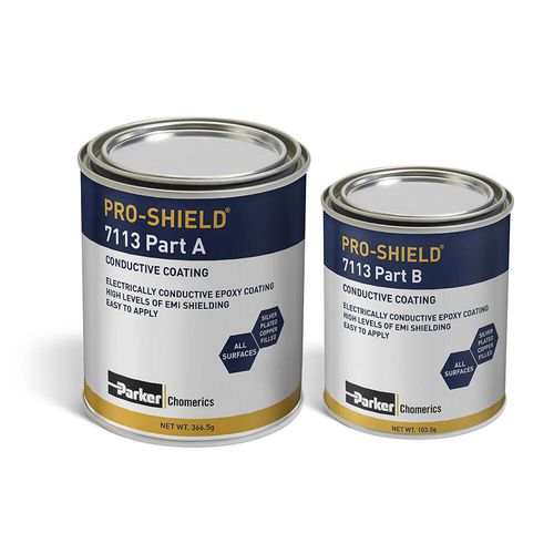 Антикоррозионная краска - PRO-SHIELD® 7113 - Parker Chomerics Division - с защитными материалами от ЭМИ / двухкомпонентная / эпоксидная