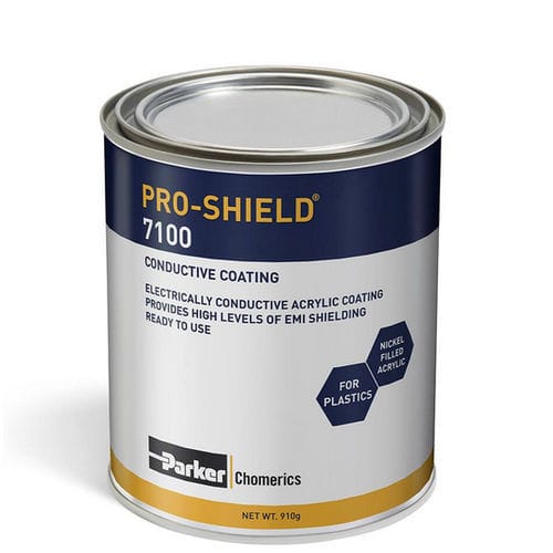Защитная краска - PRO-SHIELD® 7100  - Parker Chomerics Division - с защитными материалами от ЭМИ / однокомпонентная / из никеля