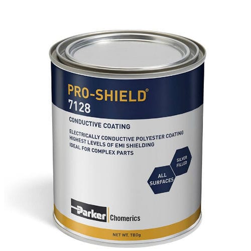 Краска проводник - PRO-SHIELD 7128  - Parker Chomerics Division - антикоррозионная / с защитными материалами от ЭМИ / однокомпонентная