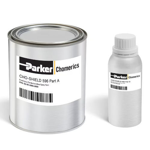 Краска проводник - CHO-SHIELD® 596 - Parker Chomerics Division - с защитными материалами от ЭМИ / двухкомпонентная / эпоксидная