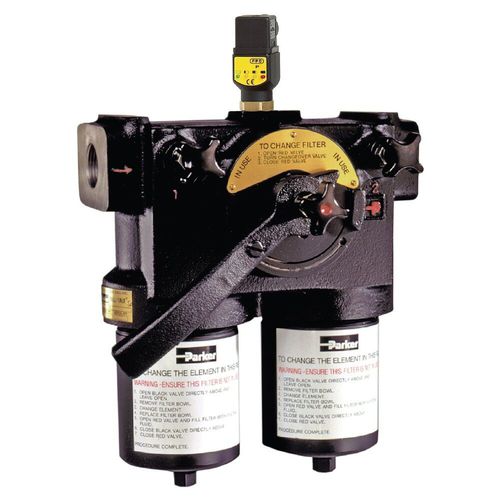 Гидравлический фильтр - PD series - Parker Hydraulic and Industrial Filtration Divisio - с картриджем / под давлением / промышленный