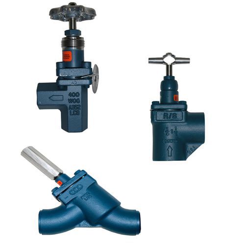 Клапан с вентилем - RS - Parker Refrigerating Specialties Division - с маховиком / для остановки / для азота