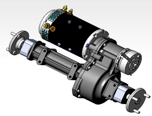 Блок передачи с электрическим мотором - GT56S-07    - Chiaphua Components