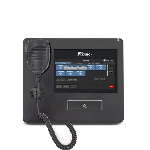 Терминал вызова PoE - KNPA800W - HONGKONG KOON TECHNOLOGY LTD - Ethernet / 7" / для системы оповещения