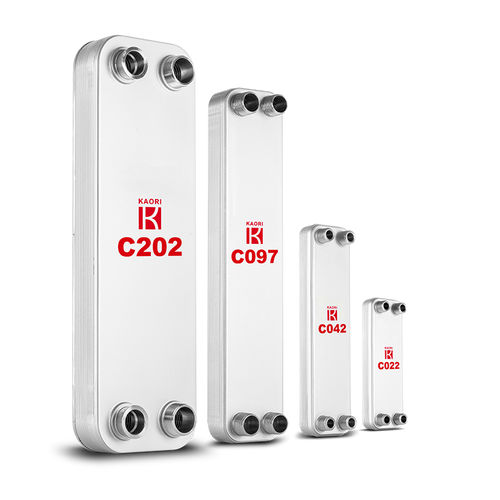 Теплообменник высокое давление - C series - Kaori Heat Treatment Co., Ltd. - с припаянными пластинами / жидкость/жидкость / жидкость/газ