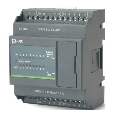 Компактная программируемая автоматическая система - PC10ED08001N - General Industrial Controls (P) Ltd. - мини / с цифровыми входами / ModBUS RTU