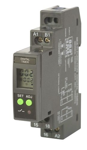Цифровой таймер - 24 - 240 V - General Industrial Controls (P) Ltd. - многофункциональный / на DIN-рейке