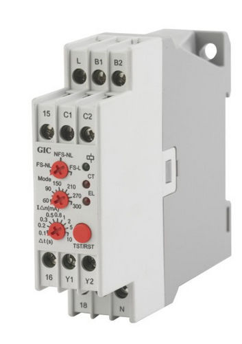 Реле для наблюдения замыкания на землю - 0.2 - 1.2 A - General Industrial Controls (P) Ltd. - AC / на DIN-рейке / с временной задержкой