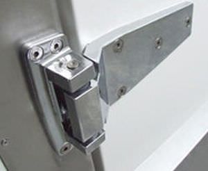 Створчатый ворота - ILKAZELL Isoliertechnik GmbH Zwickau - из нержавеющей стали / для использования в помещениях / промышленный
