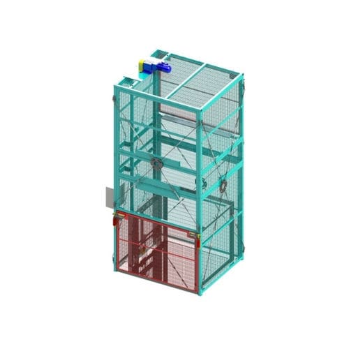 Электрический грузовой подъемник - MezzLite - Advanced Handling - с платформой