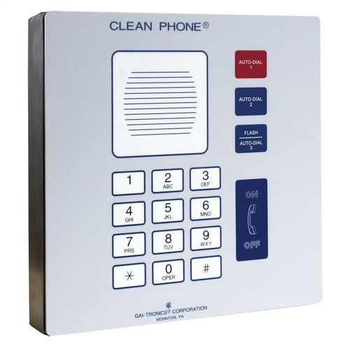 Промышленный телефон протокол VoIP - 295-702W - GAI-TRONICS - PoE / Ethernet / для чистого помещения