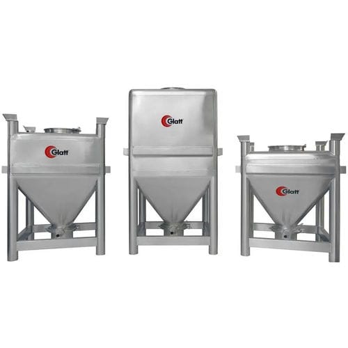 IBC-контейнер из нержавеющей стали - Glatt Ingenieurtechnik GmbH - для фармацевтических продуктов / транспортный / для разгрузочно-погрузочных работ