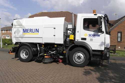 Дизельная механическая подметальная машина - Merlin - Scarab Sweepers - для улиц