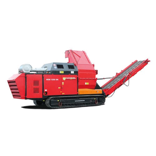 Вторичный измельчитель - HEM 1250 series - HAMMEL Recyclingtechnik GmbH - с 1 валом / металлический / подвижный
