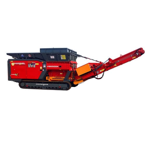 Первичный измельчитель - VB 650 series - HAMMEL Recyclingtechnik GmbH - с 2 валами / для дерева / бумага
