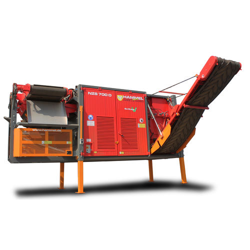 Вторичный измельчитель - NZS 700 series - HAMMEL Recyclingtechnik GmbH - с 1 валом / для дерева / бумага