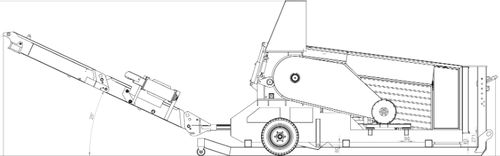 Вторичный измельчитель - HEM 400 D - HAMMEL Recyclingtechnik GmbH - с 1 валом / металлический / подвижный