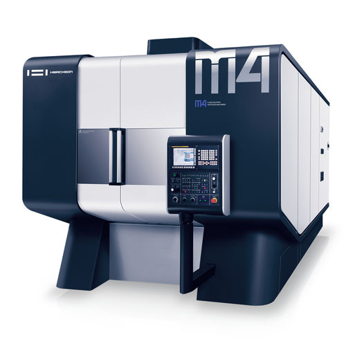 5-осный Обрабатывающий центр ЧПУ - M4-5AX - Hwacheon - универсальный / CAT50 / HSK-100-A