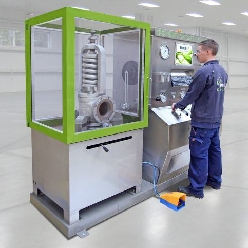 Испытательный стенд давление - VC40-SRV - Ventil Test Equipment BV - управляемый с помощью ПК / для предохранительного клапана / цифровой