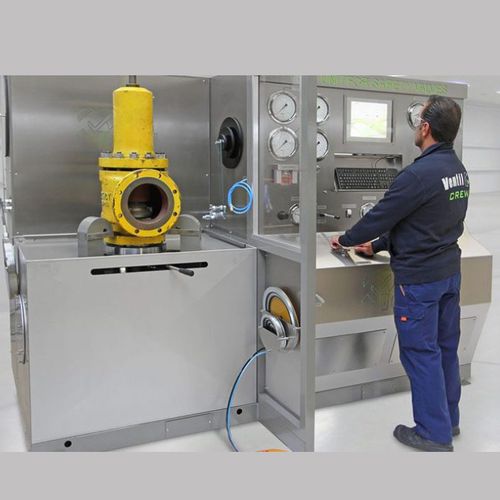 Испытательный стенд давление - VC40-SRV-FLII  - Ventil Test Equipment BV - универсальный / управляемый с помощью ПК / для предохранительного клапана