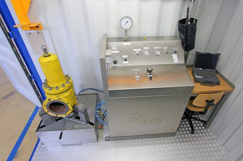 Испытательный стенд давление - VC25-CC  - Ventil Test Equipment BV - управляемый с помощью ПК / для предохранительного клапана / компактный
