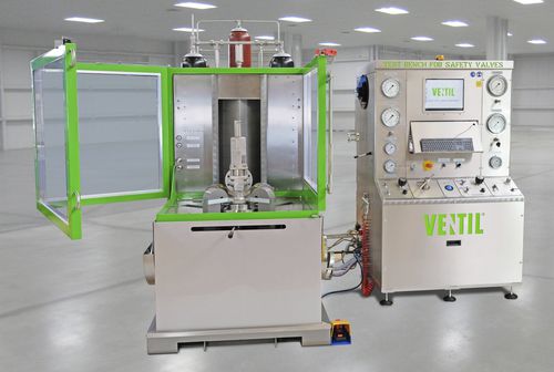 Испытательный стенд давление - VC25-SRV-FL5 - Ventil Test Equipment BV - управляемый с помощью ПК / для предохранительного клапана / промышленный