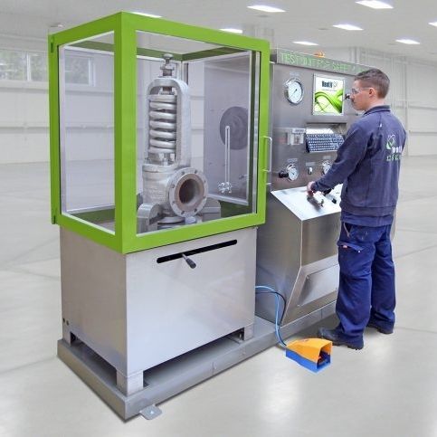 Испытательный стенд для предохранительного клапана - VC25-SRV - Ventil Test Equipment BV - давление / управляемый с помощью ПК / цифровой