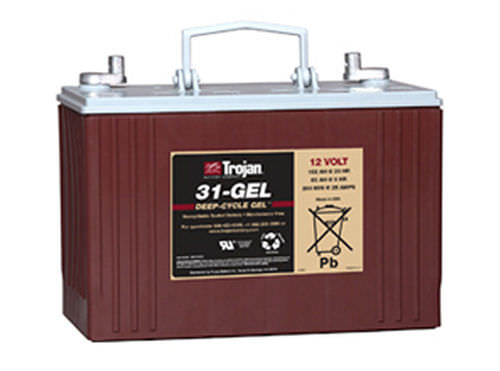 Аккумулятор кислотно-свинцовый гель - 31-Gel - Trojan Battery Company - для блока / 12 В / глубокого разряда
