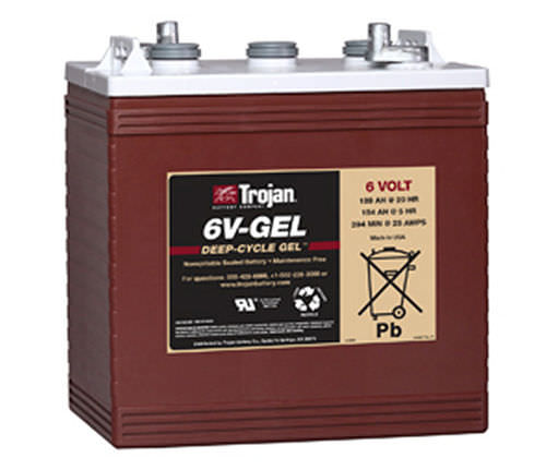 Аккумулятор кислотно-свинцовый гель - 6V-Gel - Trojan Battery Company - для блока / глубокого разряда