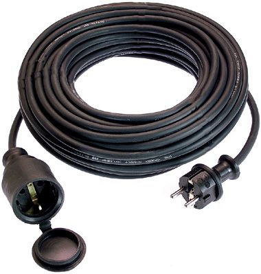Гибкий электрический удлинитель - 16 A, 250 V, 5 - 50 m - as - Schwabe GmbH - из каучука