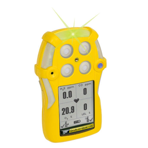 Мультигазовый детектор - GasAlertQuattro - Honeywell analytics - CO / H2S / переносной