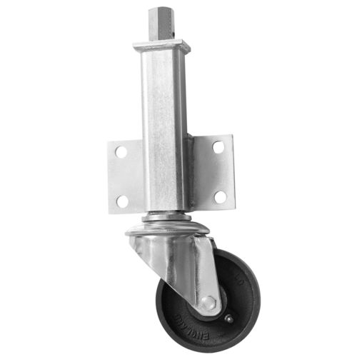 Поворотный ролик - JA series - ROSS HANDLING LTD - со стержнем / с регулируемой высотой / из каучука