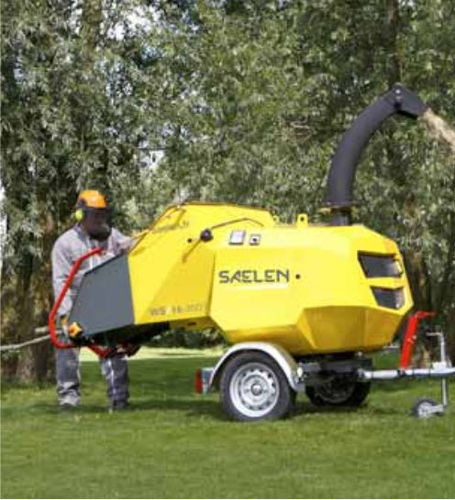 Измельчитель веток на прицепе - SAELEN WS/16-35 DT - Saelen industrie