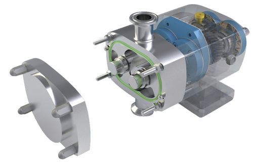 Роторно-лопастный насос - ZB3A - ZHEJIANG XINGSHENG MACHINERY CO.,LTD - для химических продуктов / с электродвигателем / промышленный