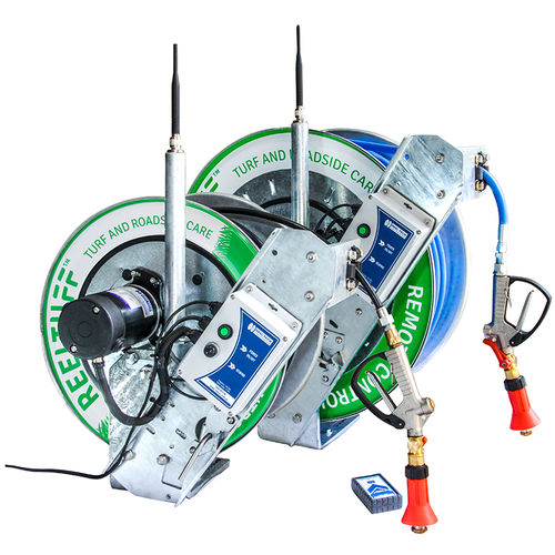 Наматывающее устройство для шланга - Reel Tuff™ - SPRAY NOZZLE ENGINEERING - моторизованное / для интенсивного использования / для строительной площадки