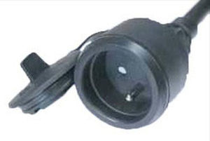 Розетка IP44 - K03-BKS - Müller Plastik GmbH - брызгозащищенная / 2 полюса / CEE