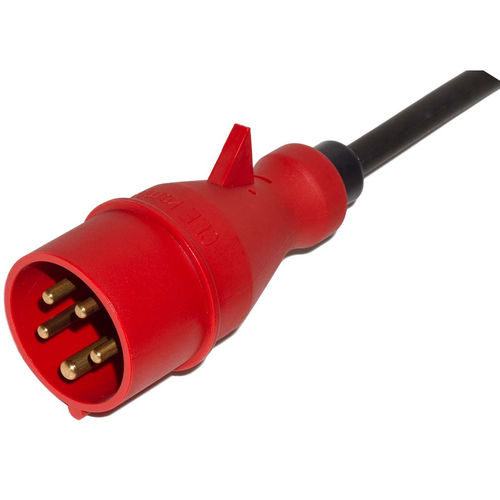 Разъем IP44 - M016. Series - Müller Plastik GmbH - для интенсивного использования / 5 полюсов / трехфазовый
